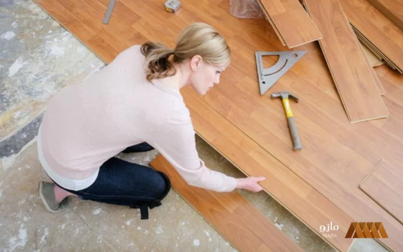 نصب پارکت چوبی بلوط